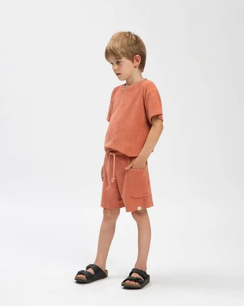MATONA Matona Weiche Frottee Shorts für Kinder / Terry Pants, Cedarwood, – Produktbild 3 von 4