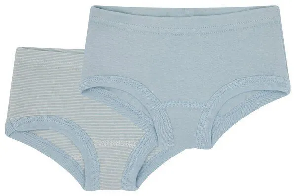 loud + proud loud + proud Babys & Kinder Doppelpack Pantys aus Feinrippp, GOTS-zertifiziert, Eisblau(blau), – Produktbild 2 von 4