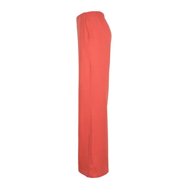 Jaya Jaya KITTY - Damen - Stylische Sweatpants aus softem French Terry mit Seitentaschen, Gummizug und etwas weiterem Beinen, Coral/ornage, – Produktbild 2 von 2