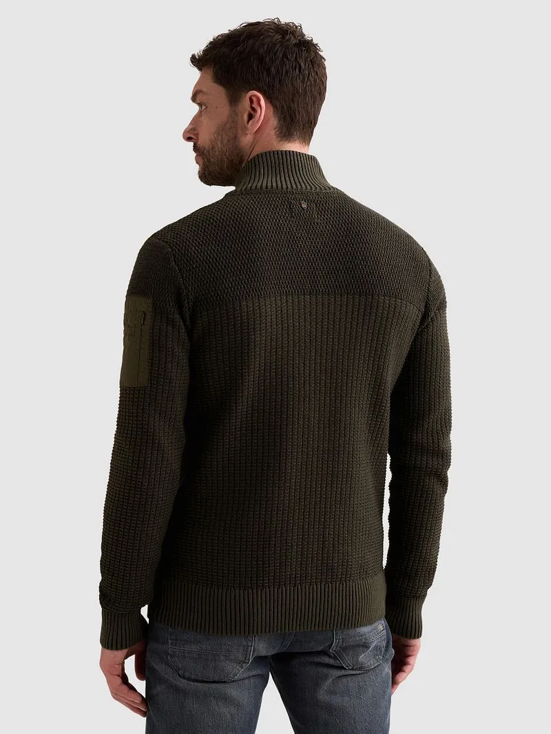 PME Legend PME Legend Multistructure Cardigan Beluga - Größe 3XL, Grün, – Produktbild 5 von 5