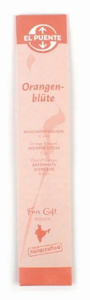 El Puente El Puente Räucherstäbchen "Orangenblüte" | Fair Trade & Handmade aus Indien – Produktbild 1 von 1