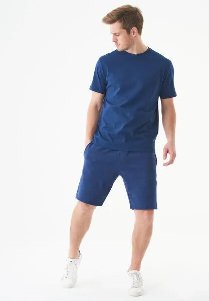 ORGANICATION ORGANICATION ESSENTIALS-SHADI- Shorts aus Bio-Baumwolle, Navy, – Produktbild 2 von 3
