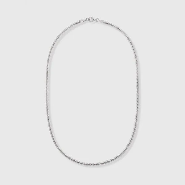 fejn jewelry fejn jewelry Kette big flat chain flache Schlangenkette, Silber, – Produktbild 1 von 3