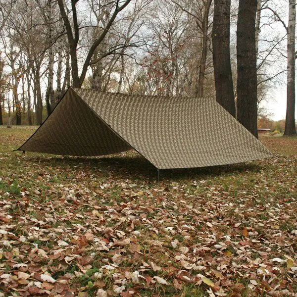 Hideaway Outfitters Hideaway Outfitters Hideaway UV Tarp 4 x 4 Meter, Zeltplane mit thermo Isolierung Camouflage – Produktbild 4 von 4