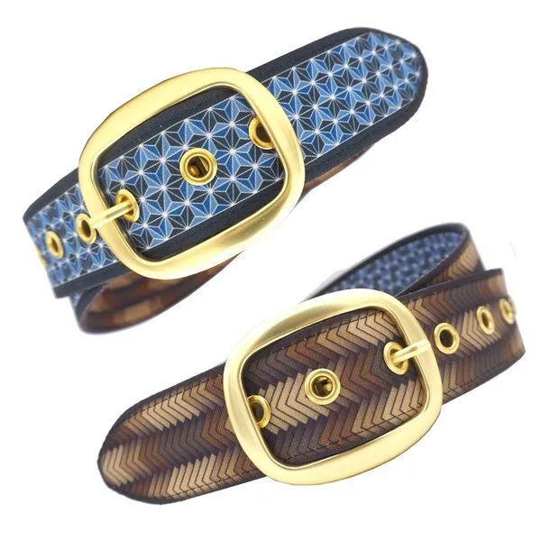 Seegarn Seegarn - Gürtel / Wendegürtel SeeMann 4cm, Gold, – Produktbild 1 von 3
