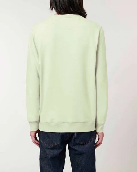 YTWOO YTWOO Unisex Sweatshirt | fairtrade & ökologisch, Grün (hell), – Produktbild 3 von 4