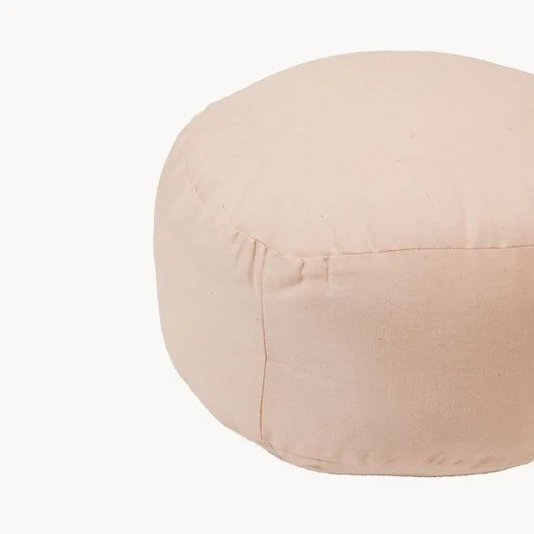 Slāf Slāf Dinkel Meditationskissen rund mit Dinkelspelzen GOTS, Natur, – Produktbild 4 von 4