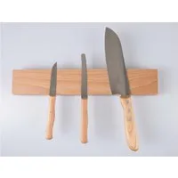 Messerleiste mit Magneten, massive Buche, geölt – Produktbild 1 von 1