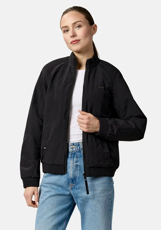 ragwear ragwear Bomberjacke Chenna Summer YOUMODO Wasserabweisende leichte Übergangsjacke, Schwarz, – Produktbild 1 von 5