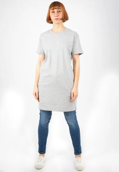TORLAND TORLAND Damen T-Shirt Kleid SPINNER, Grau (heather grey), – Produktbild 1 von 3