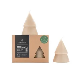 Originalhome Originalhome Natürliche Weihnachtskerze Tannenbaum aus Pflanzenwachs, M s/2 – Produktbild 1 von 1