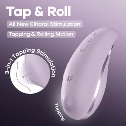 Satisfyer Satisfyer Tap & Roll, 12,5 cm – Produktbild 1 von 1