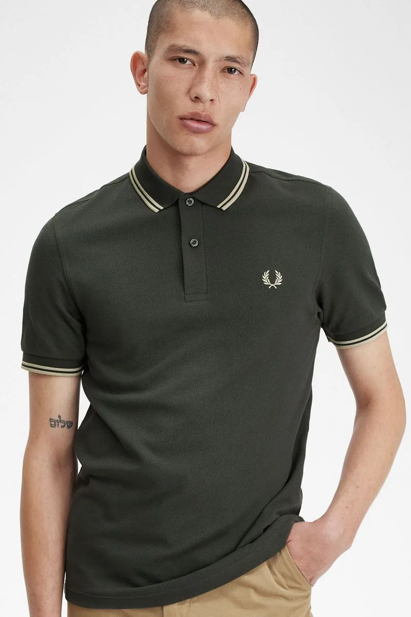 Fred Perry Fred Perry Polo M3600 Dunkelgrün U98 - Größe S, Grün, – Produktbild 1 von 3
