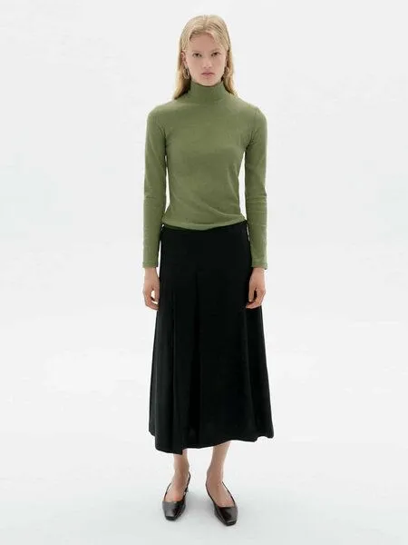 thinking mu thinking mu Damen Longsleeve - Hemp Aine Top, Light eucaliptus (grün), – Produktbild 2 von 3