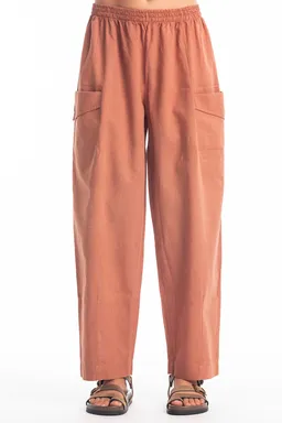 RAVENS VIEW IBIZA RAVENS VIEW IBIZA Damen vegan Hose Bosa Bronze Orange – Produktbild 1 von 1