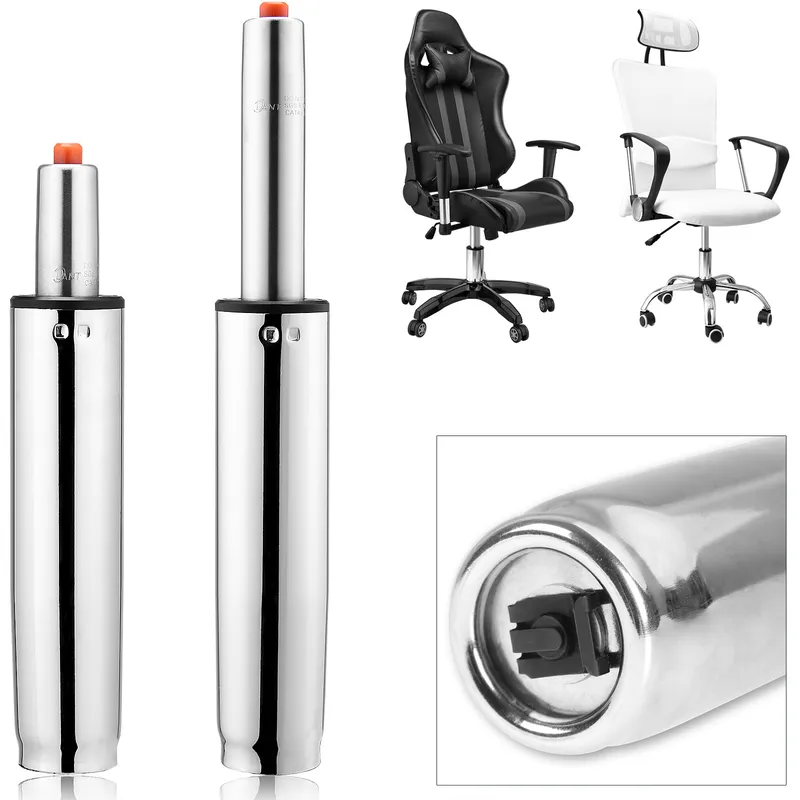 Casaria® Gasdruckfeder für Bürostühle - 355mm in bester Güteklasse III, Silber, – Produktbild 1 von 2