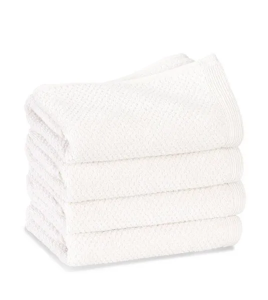 Kushel Towels Kushel Towels Gästehandtuch aus Biobaumwolle & TENCEL Modal, Cloud white, – Produktbild 2 von 3
