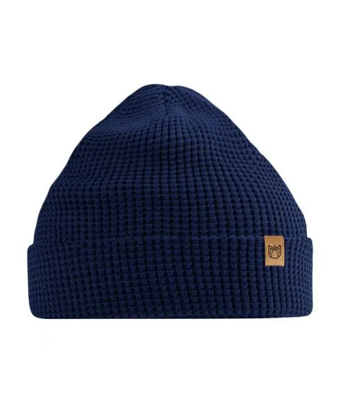 mate mate Unisex Waffle Mütze, Marineblau, – Produktbild 1 von 1