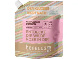 Benecos benecos Bio-Duschgel-Nachfüllbeutel mit Bio-Wildrose, 500 ml – Produktbild 1 von 1