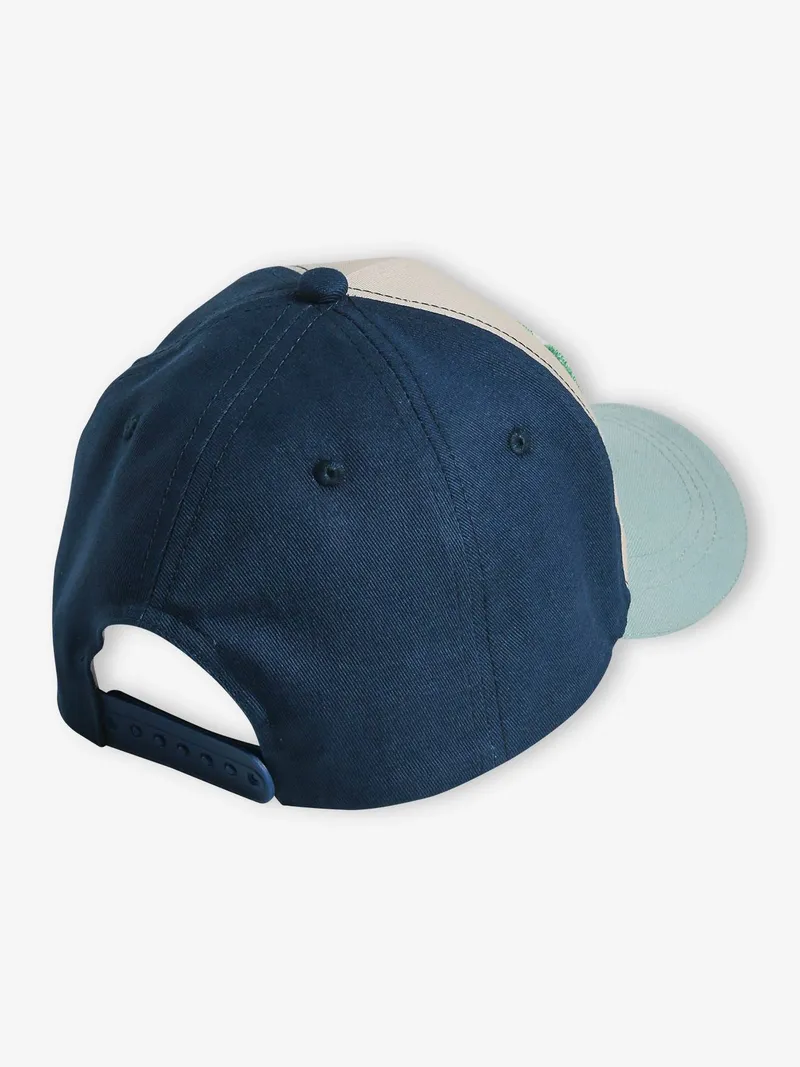Vertbaudet Jungen Baumwollcap HEY, Blau, – Produktbild 3 von 4
