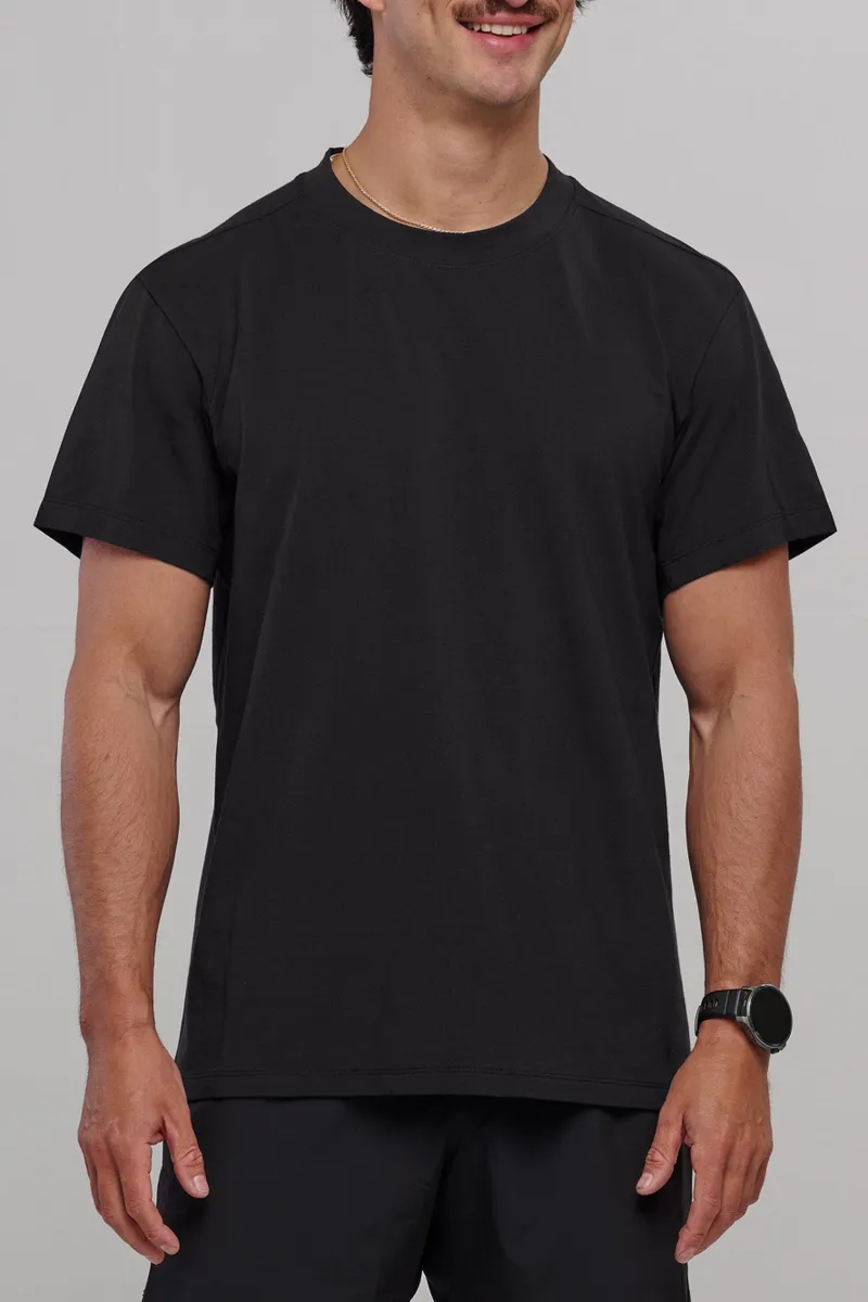 SEAAV SEAAV Herren vegan T-Shirt Dockside Onyx, Schwarz, – Produktbild 2 von 2
