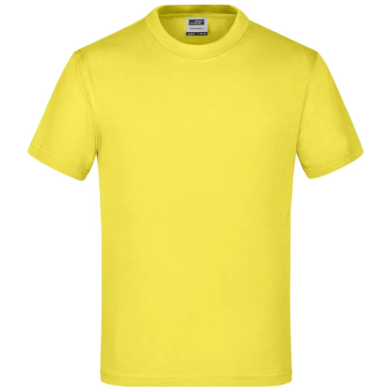 James & Nicholson James & Nicholson Basic T-Shirt Kinder JN019 Gr. M-122/128 yellow – Produktbild 1 von 1