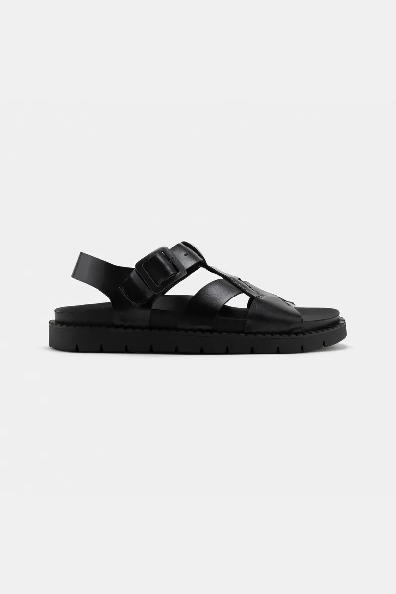 Zèta Zèta Damen vegan Sandalen Nazea Schwarz, Schwarz, – Produktbild 1 von 2