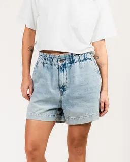Kuyichi Kuyichi Damen vegan Denim Shorts Sophie Blue Bolt – Produktbild 1 von 1