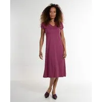 Alma Lovis Alma & Lovis Apartes Kleid aus leichter Bio-Baumwolle / EcoVero | Flame Dress, Klee (violett/lila), – Produktbild 1 von 1