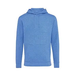 XD Collection Iqoniq Torres ungefärbter Hoodie, heather blue, S, Blau, – Produktbild 1 von 1