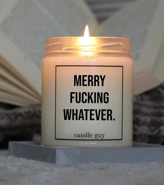 Candle Guy Candle Guy Duftkerze Merry Fucking Whatever aus Sojawachs – Produktbild 2 von 3