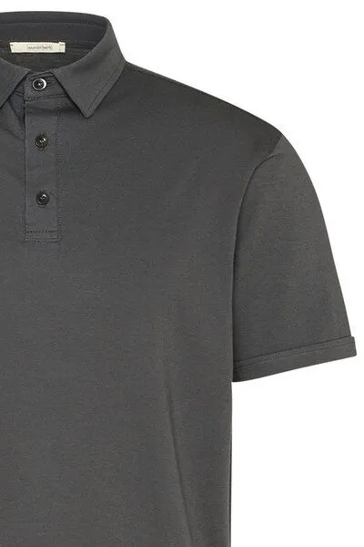 Wunderwerk Wunderwerk Herren Polohemd aus Bio-Baumwolle & Modal "Metro Polo male", Grau (basalt 388), – Produktbild 3 von 3