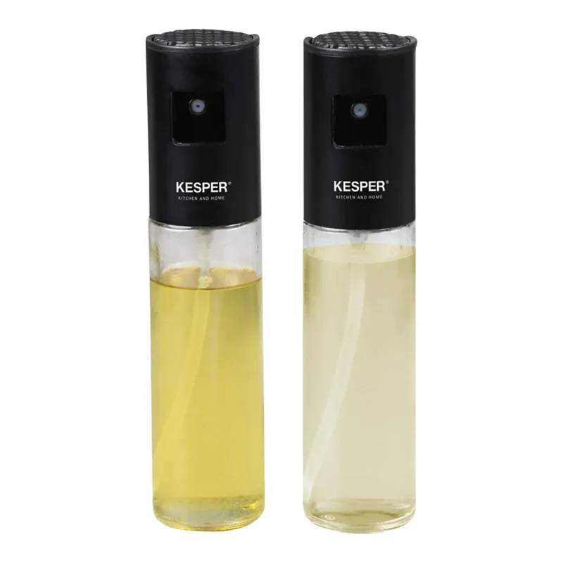 Kesper Essig- & Ölsprüher, 2 Stück, Transparent | schwarz, – Produktbild 1 von 2