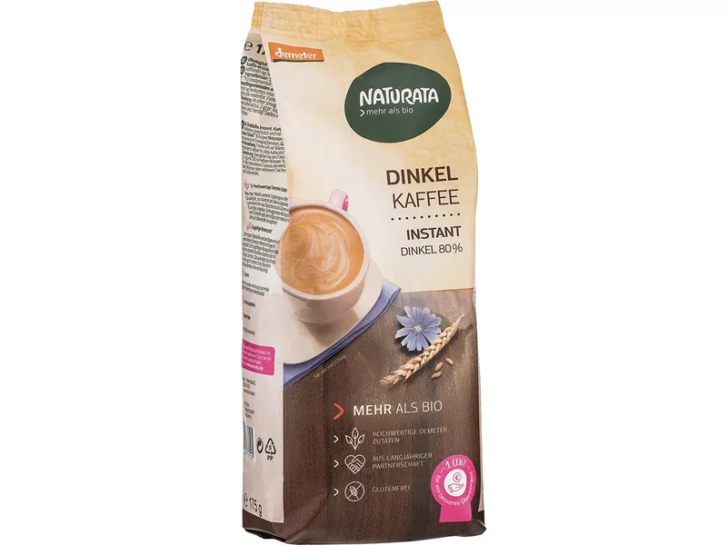 Naturata NATURATA Bio-Instant-Dinkelkaffee, demeter-zertifiziert, 175 g – Produktbild 1 von 2