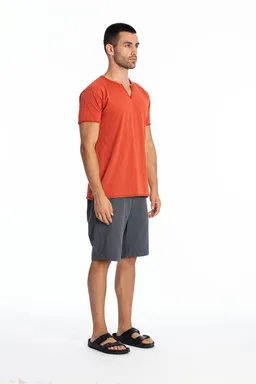 RAVENS VIEW IBIZA RAVENS VIEW IBIZA Herren vegan T-Shirt Eros Terracotta Orange – Produktbild 1 von 1