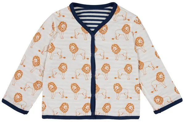loud + proud loud + proud Babys & Kinder Wendejacke, GOTS-zertifiziert, Ultramarin(blau), – Produktbild 2 von 3