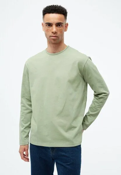 Givn Berlin Givn Berlin Longsleeve GBPITTIE Heavyweight aus Bio-Baumwolle, Grün, – Produktbild 1 von 4