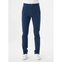 ORGANICATION ORGANICATION Slim Chino-Hose aus Bio-Baumwolle, Navy, – Produktbild 1 von 1