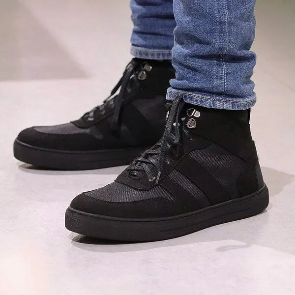Fairticken Fairticken Unisex Winter-Sneaker Veldras mit recyceltem Meeresplastik, Schwarz, – Produktbild 1 von 4