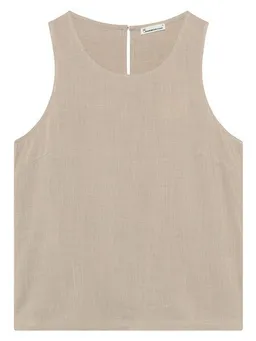 KnowledgeCotton Apparel KnowledgeCotton Apparel Blusentop aus Ecovero und Bio-Leinen – Produktbild 1 von 1