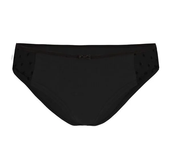 Frija Omina Frija Omina Hüftslip "Lorelow" dunkel aus Bio-Baumwolle, Schwarz, – Produktbild 1 von 4