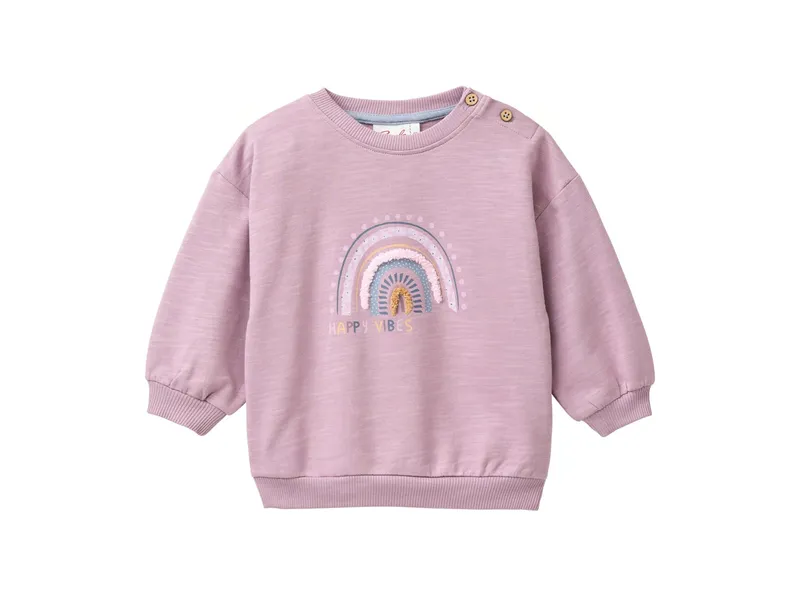 People Wear Organic People Wear Organic Sweat-Pullover dunkelmalve Gr. 98/104 – Produktbild 1 von 2