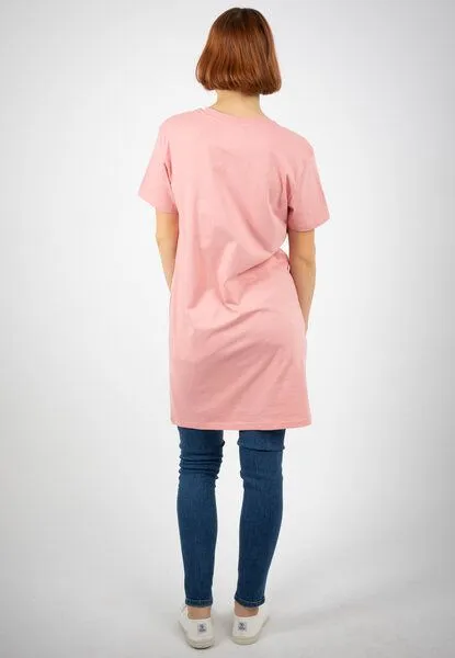 TORLAND TORLAND Damen T-Shirt Kleid SPINNER, Rosa (canyon pink), – Produktbild 2 von 3