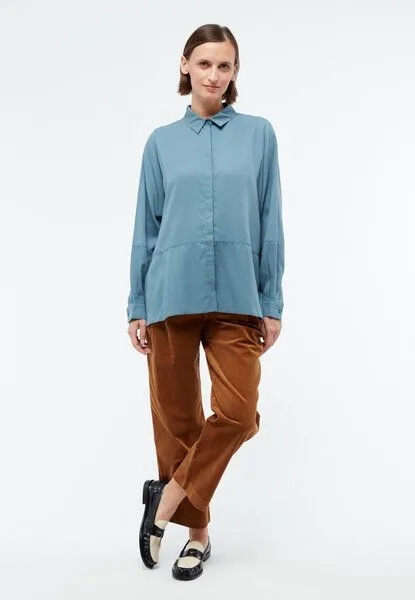 Givn Berlin Givn Berlin Damen Bluse aus TENCEL REFIBRA Lyocell "Ivy", Arctic blue (refibra), – Produktbild 2 von 4