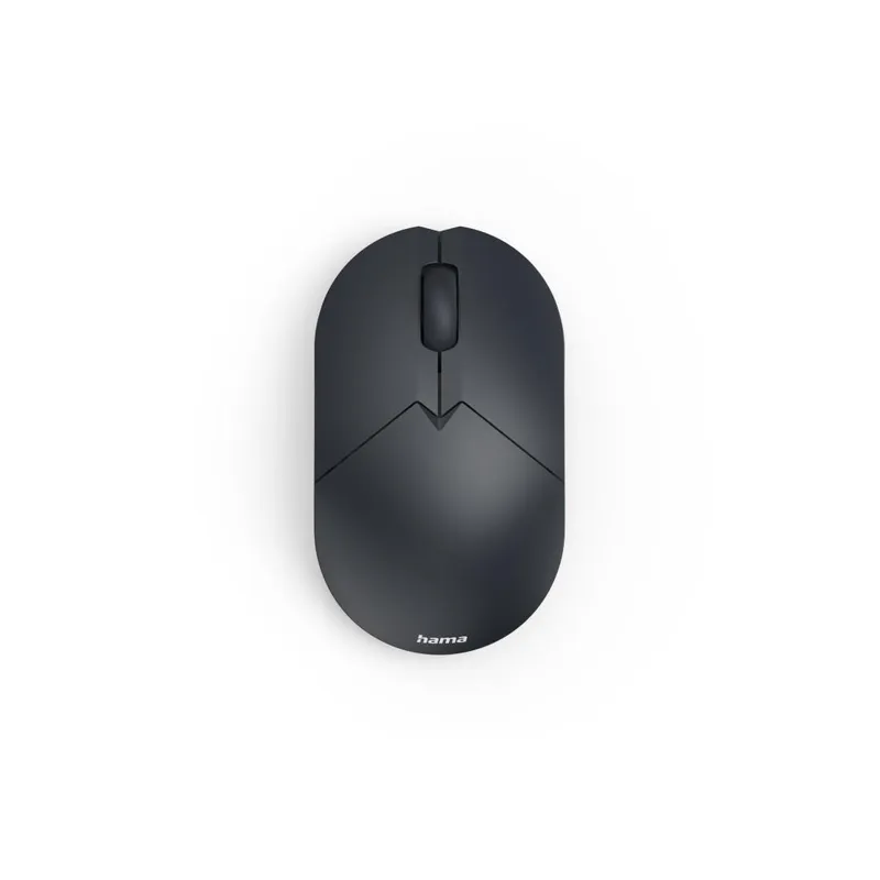 Hama Hama Mini-Funkmaus WM-150, optisch, 3 Tasten, ohne Klickgeräusch, Schwarz (00173076) – Produktbild 1 von 5