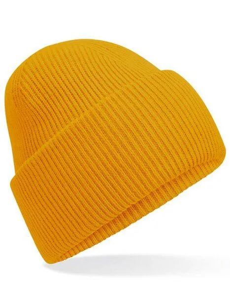 Beechfield Beechfield Damen / Herren Klassische Mütze mit tiefem Umschlag 30, Mustard, – Produktbild 1 von 2