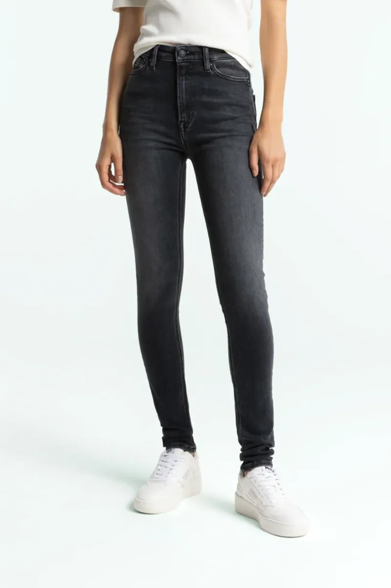 Kings Of Indigo Kings Of Indigo Damen vegan Jeans Christina High Vintage Schwarz, Schwarz, – Produktbild 2 von 2