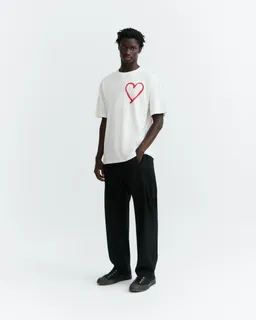 thinking mu Thinking MU Herren vegan T-Shirt Aaron Heart Tape Weiß – Produktbild 1 von 1