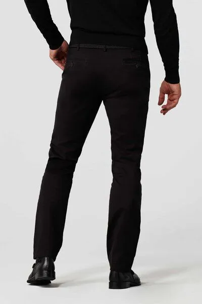 Meyer MEYER Soft Cotton Chino, Schwarz (schwarz), – Produktbild 3 von 4