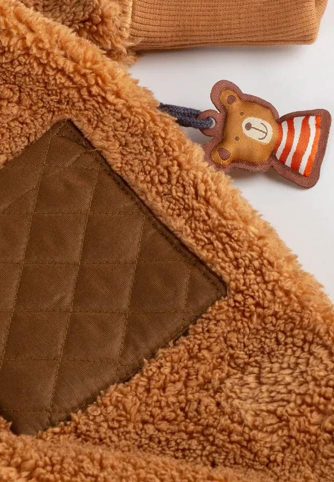 sigikid sigikid Overall Winterbär für Babys Jungen (1-tlg), Braun, – Produktbild 4 von 5